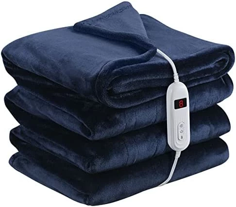 Terficer Large Heated Blanket Full Size, Soft Flannel Electric Blanket With Single Controller, 10 Heating Levels & 8 Hours Auto-Off, Fast Heating & Machine Washable & Dryable, 72" X 84" Heating Blanket, Grey 8 Terficer Large Heated Blanket Full Size, Soft Flannel Electric Blanket With Single Controller, 10 Heating Levels & 8 Hours Auto-Off, Fast Heating & Machine Washable & Dryable, 72" X 84" Heating Blanket, Grey - Image 6
