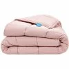 Luna Adult Weighted Blanket - Silky Cooling Bamboo & Premium Glass Beads - 15 Lbs - 60x80 - Queen Size Bed - Designed In USA - Heavy Cool Weight For Hot & Cold Sleepers - Pink