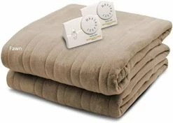 BIDDEFORD BLANKETS Comfort Knit Electric Heated Blanket With Analog Controller, Queen, Blue 22 BIDDEFORD BLANKETS Comfort Knit Electric Heated Blanket With Analog Controller, Queen, Blue -Electric Blankets Sales Store 41FIKServL. AC 1