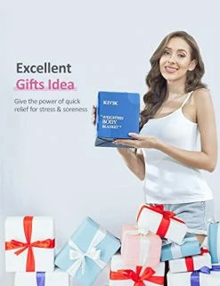 Kivik Pink Weighted Blanket 7 Lbs For Adult,Small Weighted Body Blanket Travel Size,Weighted Lap Blanket Throw For Calming & Relaxing,Household Machine Washable-Pink 29x24 Inches B-purple -Electric Blankets Sales Store 41FYqZrAEqL