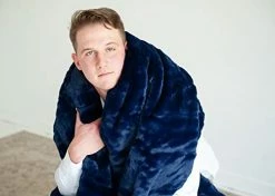 Minky Couture Premium Solid Color Blanket - Soft, Warm, Cozy, Comfortable, (Grande, Lush Navy) 19 Minky Couture Premium Solid Color Blanket - Soft, Warm, Cozy, Comfortable, (Grande, Lush Navy) -Electric Blankets Sales Store 41GoxPi7hlL