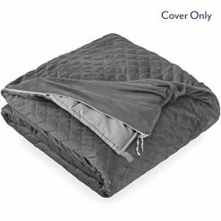 Bare Home Duvet Cover For Weighted Blanket (60"x80") Blanket Cover Youth Size, Ultra-Soft Minky Removable And Washable, Diamond Pattern (Grey) Grey/light Grey Circle Pattern -Electric Blankets Sales Store 41GqSsOXV9L
