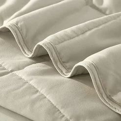 Well Being Quilted 20 Pound Weighted Blanket,Oatmeal,60"x80" Brown -Electric Blankets Sales Store 41GuI5IBQ8L