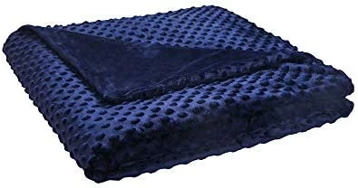 VOLPHAY Removable Duvet Cover For Weighted Blanket - Grey - Super Soft Minky Dot Duvet Cover (48"x72") 12 VOLPHAY Removable Duvet Cover For Weighted Blanket - Grey - Super Soft Minky Dot Duvet Cover (48"x72") - Image 10