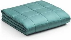 YnM Bamboo Weighted Blanket — 100% Natural Bamboo Viscose Oeko-Tex Certified Material With Premium Glass Beads (Blue Grey, 48''x72'' 15lbs), Suit For One Person(~140lb) Use On Twin/Full Bed Moss Inner Weighted Layer 25 YnM Bamboo Weighted Blanket — 100% Natural Bamboo Viscose Oeko-Tex Certified Material With Premium Glass Beads (Blue Grey, 48''x72'' 15lbs), Suit For One Person(~140lb) Use On Twin/Full Bed Moss Inner Weighted Layer -Electric Blankets Sales Store 41H7UWNy31L. AC