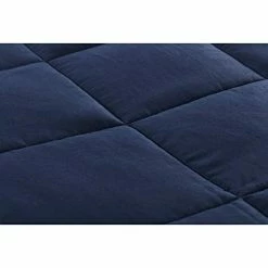 RelaxBlanket Weighted Blanket | 60''x80'',10lbs | For Individual Between 90-150 Lbs | Premium Cotton Material With Glass Beads | Navy -Electric Blankets Sales Store 41Is8V94gyL
