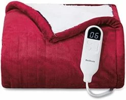 Bedsure Heated Blanket Electric Throw - Soft Fleece Electric Blanket, 6 Heat Settings Heating Blanket With 4 Time Settings, 3hrs Timer Auto Shut Off (50×60 Inches, Grey) -Electric Blankets Sales Store 41JWrvSbbxL. AC