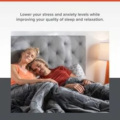 Layla Sleep Layla Weighted Blanket With Fleecy Top Layer | 300 Thread-Count | Warm Breathable Fleece Top Layer | Even Weight Distribution | 100% Cotton Bottom Layer | (20) -Electric Blankets Sales Store 41JhflME8qL