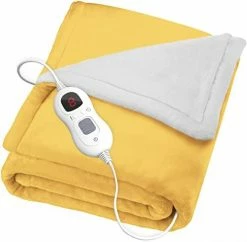EBlanket Heated Electric Blanket Heating Throw - 50x60, Deep Blue - 3 Heat Levels, 4 Timer Settings, 2 Hours Auto Off, Thermostatic Control, Machine Washable -Electric Blankets Sales Store 41KStm3HaYL. AC 1