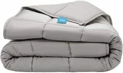 Luna Adult Weighted Blanket - Individual Use - 15 Lbs - 60x80 - Queen Size Bed - 100% Oeko-Tex Cooling Cotton & Glass Beads - USA Designed - Heavy Cool Weight - Light Grey 31 Luna Adult Weighted Blanket - Individual Use - 15 Lbs - 60x80 - Queen Size Bed - 100% Oeko-Tex Cooling Cotton & Glass Beads - USA Designed - Heavy Cool Weight - Light Grey -Electric Blankets Sales Store 41LDGTwDGcL. AC 1