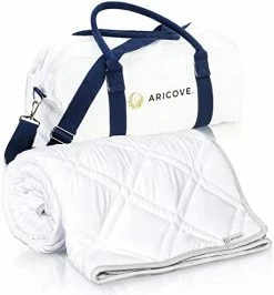 Aricove Cooling Weighted Blanket, 15 Lbs, 48”x72” Twin, Certified Premium Soft White Bamboo Viscose With Suprefine Glass Beads, Machine Washable -Electric Blankets Sales Store 41LIfoFVHdL. AC 2