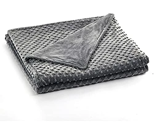 OPPEIN Weighted Duvet Blanket Cover For Adults Hot&Cold Even For Sleeping Cosy More Comfortable Zipper Minky Microfiber Covers Grey (60"x 80"Duvet Cover Only) 3 OPPEIN Weighted Duvet Blanket Cover For Adults Hot&Cold Even For Sleeping Cosy More Comfortable Zipper Minky Microfiber Covers Grey (60"x 80"Duvet Cover Only)