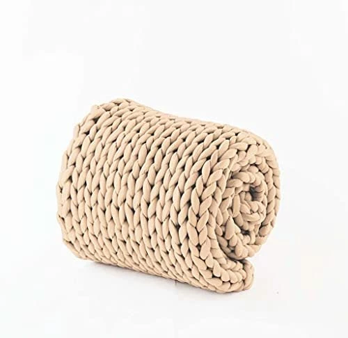 Nuzzie 25lb King Knit Weighted Blanket - Sleeps Cooler Than The Competition - Hand Woven Chunky Knit - Breathable And Cooling - Dark Grey 15 Nuzzie 25lb King Knit Weighted Blanket - Sleeps Cooler Than The Competition - Hand Woven Chunky Knit - Breathable And Cooling - Dark Grey - Image 13