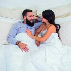 Bravilia Weighted Blanket Queen Size (60" X 80" Inches) Weight 20 LBS - Eco - Luxury Soft Cool 100% Cotton In Withe -Electric Blankets Sales Store 41M2WhsGPZL