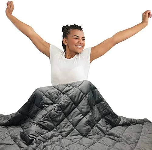 HYPNOSER Weighted Blanket Adult Queen Size (15 Lbs 60"x80") | Diamond Heavy Blanket With Glass Beads 12 HYPNOSER Weighted Blanket Adult Queen Size (15 Lbs 60"x80") | Diamond Heavy Blanket With Glass Beads - Image 10