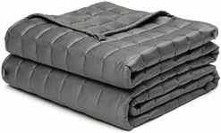 YnM Bamboo Weighted Blanket — 100% Natural Bamboo Viscose Oeko-Tex Certified Material With Premium Glass Beads (Blue Grey, 48''x72'' 15lbs), Suit For One Person(~140lb) Use On Twin/Full Bed Moss Inner Weighted Layer 30 YnM Bamboo Weighted Blanket — 100% Natural Bamboo Viscose Oeko-Tex Certified Material With Premium Glass Beads (Blue Grey, 48''x72'' 15lbs), Suit For One Person(~140lb) Use On Twin/Full Bed Moss Inner Weighted Layer -Electric Blankets Sales Store 41MG8bAm0RL. AC 1