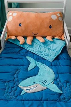 Soft Landing | Everyday Escapes | Character Hooded & Weighted Blanket – Removable 3 Lbs. Weights – Ocean Shark -Electric Blankets Sales Store 41MP1vSFkVL. AC