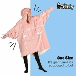 THE COMFY Original | Oversized Microfiber & Sherpa Wearable Blanket, Seen On Shark Tank, One Size Fits All Black Qtr Zip 18 THE COMFY Original | Oversized Microfiber & Sherpa Wearable Blanket, Seen On Shark Tank, One Size Fits All Black Qtr Zip -Electric Blankets Sales Store 41Mqi8X0ZYL