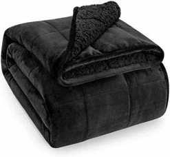 Wemore Sherpa Fleece Weighted Blanket For Adult, 15 Lbs Dual Sided Cozy Fluffy Heavy Blanket, Ultra Fuzzy Throw Blanket With Soft Plush Flannel Top, 60 X 80 Inches Grey On Both Sides 27 Wemore Sherpa Fleece Weighted Blanket For Adult, 15 Lbs Dual Sided Cozy Fluffy Heavy Blanket, Ultra Fuzzy Throw Blanket With Soft Plush Flannel Top, 60 X 80 Inches Grey On Both Sides -Electric Blankets Sales Store 41N546l YqL. AC 2