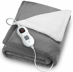 EBlanket Heated Electric Blanket Heating Throw - 50x60, Deep Blue - 3 Heat Levels, 4 Timer Settings, 2 Hours Auto Off, Thermostatic Control, Machine Washable -Electric Blankets Sales Store 41NLhVSnmUL. AC