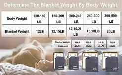 Aemicion Weighted Blanket For Adult Pink 15lbs 60" X80" Queen Size Premium Cotton Comfortable Heavy Bed Blanket With Glass Beads Removable Minky Dot Duvet Cover Pink Minky Cover & Pink Cotton Blanket -Electric Blankets Sales Store 41NduW24qbL