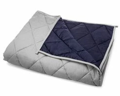 Aura Blankets 2-Piece Premium Ultra Soft Weighted Blanket With Removable Cover, AuraGrid Technology, 15 Lbs, 60”x80”, Queen Size, Gray -Electric Blankets Sales Store 41Nl0xEIMAL