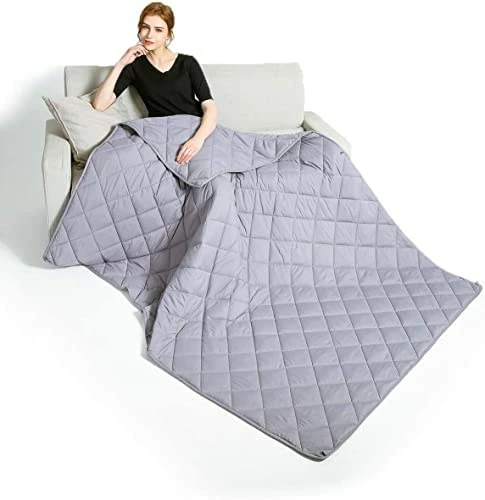 Qusleep Diamond Weighted Blanket - 60''×80''20LB - Calm, Sleep Better And Relax Naturally. Multiple Heavy Sizes And For Adult And Kids Grey 10 Qusleep Diamond Weighted Blanket - 60''×80''20LB - Calm, Sleep Better And Relax Naturally. Multiple Heavy Sizes And For Adult And Kids Grey - Image 8