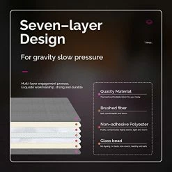 G&Monday Weighted Blanket For Adult (60" X 80", 10lbs, Dark Grey) Heavy Weighted Blanket Natural Deeper Sleep, Premium Material With Glass Beads For Queen & King Size Beds -Electric Blankets Sales Store 41OL15wplZL