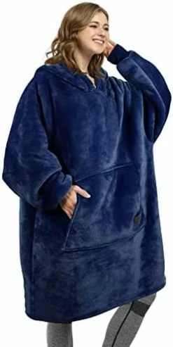 Catalonia Oversized Wearable Blanket Hoodie Sweatshirt, Comfortable Sherpa Lounging Pullover For Adults Women Men -Electric Blankets Sales Store 41PJlq8OA0L. AC