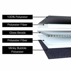 Visi-One Adult Weighted Blanket With Glass Beads, Calming Stimulation Sensory Relaxation (15 Pound Grey Inner/ Grey Outer) Gray Inner/gray Outer -Electric Blankets Sales Store 41PgQE8UTVS