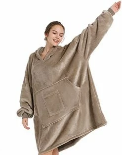 Blanket Hoodie Sweatshirt, Wearable Blanket Oversized Sherpa With Sleeves And Giant Pocket, Cozy Hoodie Warm For Adult Kids White 31 Blanket Hoodie Sweatshirt, Wearable Blanket Oversized Sherpa With Sleeves And Giant Pocket, Cozy Hoodie Warm For Adult Kids White -Electric Blankets Sales Store 41Uix5uEycL. AC