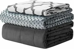 YnM Weighted Blanket And Duvet Covers — Hot And Cold Duvet Cover Set (3 Pieces) — (Green, 60''x80'' 15lbs), Suit For One Person(~140lb) Use On Queen/King Bed 22 YnM Weighted Blanket And Duvet Covers — Hot And Cold Duvet Cover Set (3 Pieces) — (Green, 60''x80'' 15lbs), Suit For One Person(~140lb) Use On Queen/King Bed -Electric Blankets Sales Store 41VjBYwTAL. AC 1