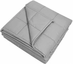 Sweet Home Collection Weighted Blanket Quality Heavyweight Cozy Soft Breathable And Comfortable Bedding With Premium Grade Glass Beads, 60" X 80" - 15 Pounds, Light Gray -Electric Blankets Sales Store 41XX3BpbPL. AC