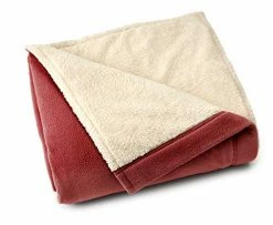 Eddie Bauer | Signature Reversible Fleece/Sherpa Electric Heated Blanket With Safe & Warm Low-Voltage Technology, Twin, Redwood -Electric Blankets Sales Store 41Xunh2D1iL