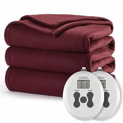 Sunbeam Royal Ultra Cabernet Heated Blanket - Queen