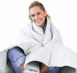 Luna Removable Duvet Cover For Weighted Blanket - 60x80 - Queen Size - Oeko-Tex Cooling Cotton - Machine Washable & 8 Ties For Secure Fastening - Designed In USA - White 24 Luna Removable Duvet Cover For Weighted Blanket - 60x80 - Queen Size - Oeko-Tex Cooling Cotton - Machine Washable & 8 Ties For Secure Fastening - Designed In USA - White -Electric Blankets Sales Store 41YSTFjUZ8L. AC