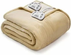 PiPiMAMA Electric Heated Blanket Twin Size 62" X 84" ,Ultra Soft Polar Fleece,ETL Certification Fast Heating Blanket With 10 Heat Levels,12 Hours Auto Shut Off,Machine Washable Cloud Blue 14 PiPiMAMA Electric Heated Blanket Twin Size 62" X 84" ,Ultra Soft Polar Fleece,ETL Certification Fast Heating Blanket With 10 Heat Levels,12 Hours Auto Shut Off,Machine Washable Cloud Blue -Electric Blankets Sales Store 41YUPij5RCL. AC