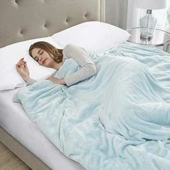 Sleep Philosophy Plush Weighted Ultra Soft And Cozy Warm Calming Heavy Blankets With Poly And Beads Filling, Zipper Removable Cover For Adults, 60x70-12lbs, Grey -Electric Blankets Sales Store 41YiFgRGZSL. AC 1