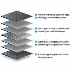 Sleepymoon Weighted Blanket| For Adult Queen/Full King Size| Breathable Organic Sensory Heavy Blanket Cooling With Glass Beads For Better Sleep (60''×80'' 15lbs, Leopard Print) All-Season Soft -Electric Blankets Sales Store 41Ytu4ZmttL