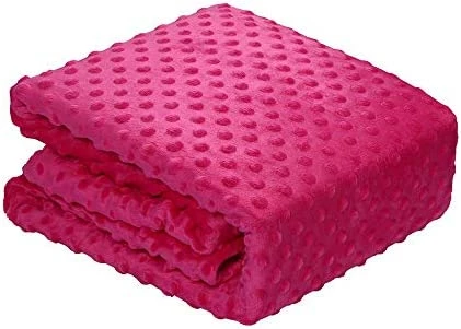 VOLPHAY Removable Duvet Cover For Weighted Blanket - Grey - Super Soft Minky Dot Duvet Cover (48"x72") 7 VOLPHAY Removable Duvet Cover For Weighted Blanket - Grey - Super Soft Minky Dot Duvet Cover (48"x72") - Image 5