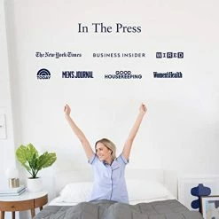 Luna Adult Weighted Blanket - Silky Cooling Bamboo & Premium Glass Beads - 15 Lbs - 60x80 - Queen Size Bed - Designed In USA - Heavy Cool Weight For Hot & Cold Sleepers - Dark Grey 7 Luna Adult Weighted Blanket - Silky Cooling Bamboo & Premium Glass Beads - 15 Lbs - 60x80 - Queen Size Bed - Designed In USA - Heavy Cool Weight For Hot & Cold Sleepers - Dark Grey -Electric Blankets Sales Store 41Zpq2KgPPL