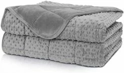 Huloo Sleep Weighted Blanket Queen 15lbs For Adult(60"×80",Pink) Breathable Soft Minky Weighted Throw Blanket For All Season,Heavy Blanket With Premium Glass Beads -Electric Blankets Sales Store 41aBX57u8cL. AC