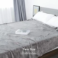 YANYEA Electric Heated Blanket Twin Size 62”x84” Flannel Ultra Soft Machine Washable 10 Hours Auto Off With 4 Heating Levels ETL & FCC Certified - Gray 11 YANYEA Electric Heated Blanket Twin Size 62”x84” Flannel Ultra Soft Machine Washable 10 Hours Auto Off With 4 Heating Levels ETL & FCC Certified - Gray -Electric Blankets Sales Store 41aldKxsuqL