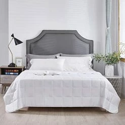 HomeSmart Products King Size Weighted Blanket 20 Lbs By HomeSmart (an American Company) - 400 Thread Count Resort Quality Cotton - 88"x96" White 23 HomeSmart Products King Size Weighted Blanket 20 Lbs By HomeSmart (an American Company) - 400 Thread Count Resort Quality Cotton - 88"x96" White -Electric Blankets Sales Store 41b6IvaXV L. AC