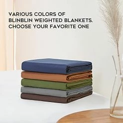 BB BLINBLIN Soft And Breathable Duvet Cover For Weighted Blankets ( 60''x80'' ) For Adult- Dark Grey Print -Electric Blankets Sales Store 41bUJWxrgsL