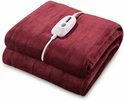 CURECURE Heated Electric Blanket Full Size 72" X 84" Oversized Flannel Heated Blanket With 4 Heating Levels & 10 Hours Auto Off, Comfort Warm Blanket For Bed Sofa Home Office Use, Machine Washable Linen 22 CURECURE Heated Electric Blanket Full Size 72" X 84" Oversized Flannel Heated Blanket With 4 Heating Levels & 10 Hours Auto Off, Comfort Warm Blanket For Bed Sofa Home Office Use, Machine Washable Linen -Electric Blankets Sales Store 41baKgYdRL. AC