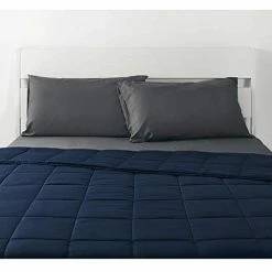 RelaxBlanket Weighted Blanket | 60''x80'',10lbs | For Individual Between 90-150 Lbs | Premium Cotton Material With Glass Beads | Navy