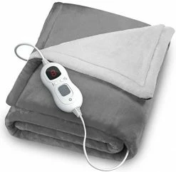 EBlanket Heated Electric Blanket Heating Throw - 50x60, Deep Blue - 3 Heat Levels, 4 Timer Settings, 2 Hours Auto Off, Thermostatic Control, Machine Washable -Electric Blankets Sales Store 41cMM1TwlKL. AC 1