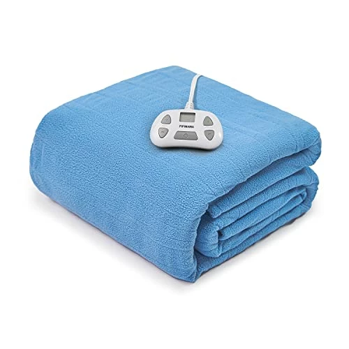 PiPiMAMA Electric Heated Blanket Twin Size 62" X 84" ,Ultra Soft Polar Fleece,ETL Certification Fast Heating Blanket With 10 Heat Levels,12 Hours Auto Shut Off,Machine Washable Cloud Blue 3 PiPiMAMA Electric Heated Blanket Twin Size 62" X 84" ,Ultra Soft Polar Fleece,ETL Certification Fast Heating Blanket With 10 Heat Levels,12 Hours Auto Shut Off,Machine Washable Cloud Blue