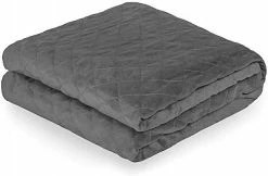 Bare Home Duvet Cover For Weighted Blanket (60"x80") Blanket Cover Youth Size, Ultra-Soft Minky Removable And Washable, Diamond Pattern (Grey) Grey/light Grey Circle Pattern -Electric Blankets Sales Store 41cpEdjJGqL. AC